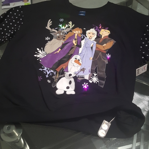 Frozen Christmas light up sweatshirt - Picture 1 of 6